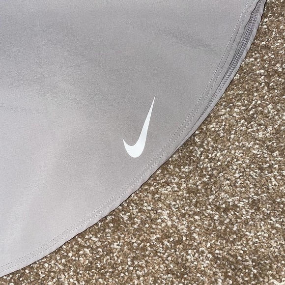 Nike golf skort skirt shorts gray mini circle skater athletic pull on SZ SM - Picture 3 of 10